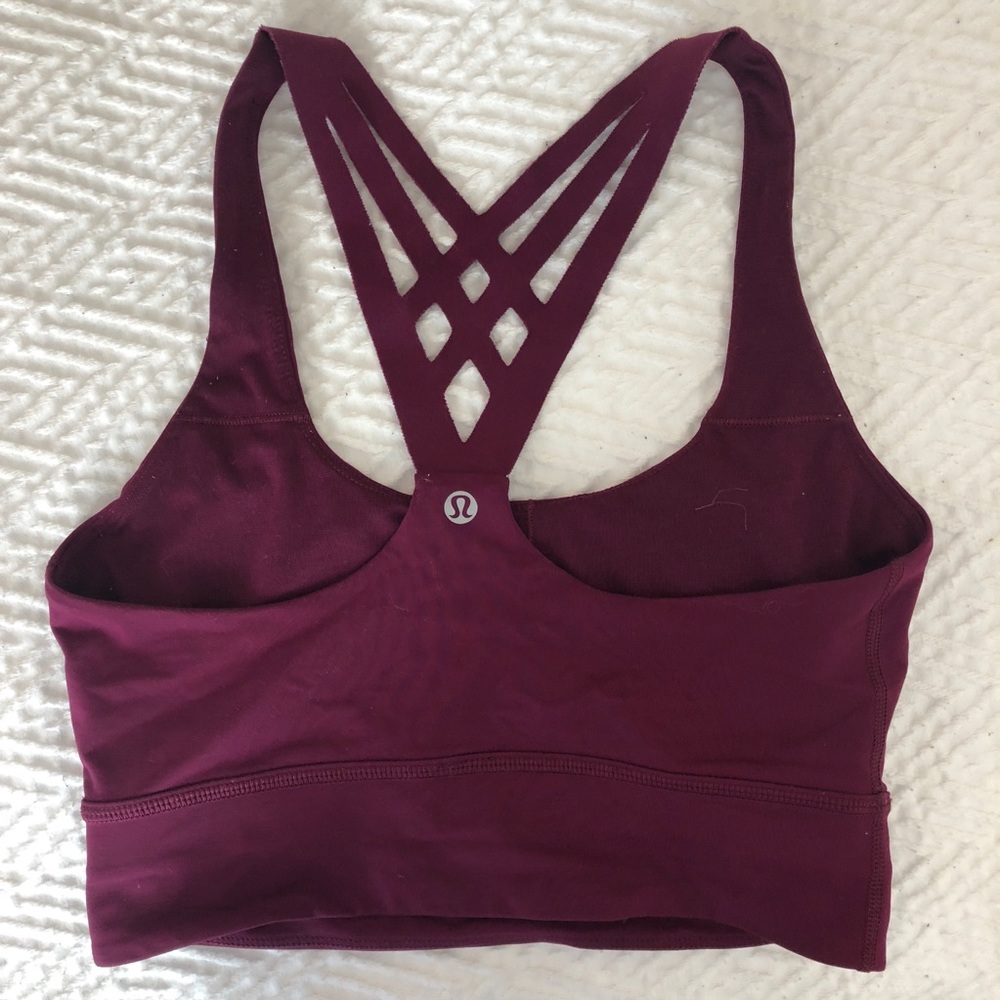 Lululemon Sports Bra Maroon Size 6